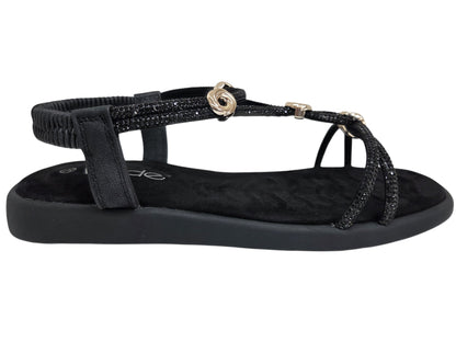 Wilde - Suzzie black sandal side view