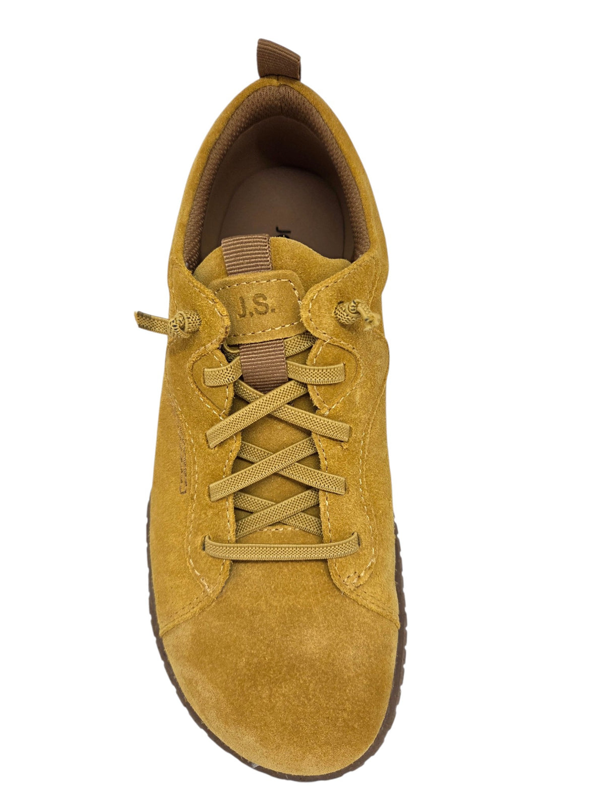 Josef Seibel Wynoma 01 Safran suede shoe, top view
