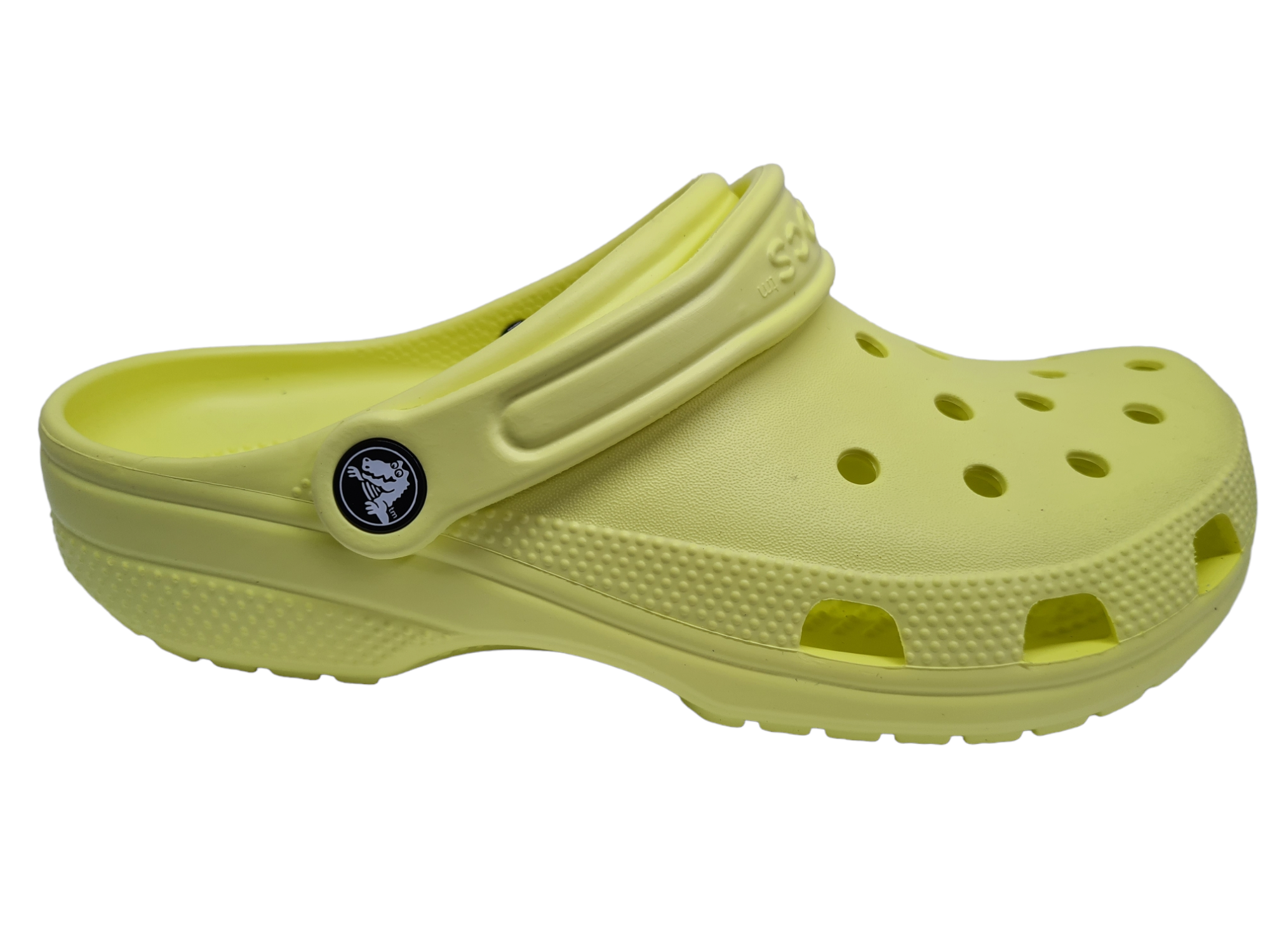 Green and online yellow crocs